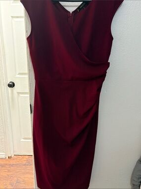 Miusol Sleeveless Midi Dress in Wine